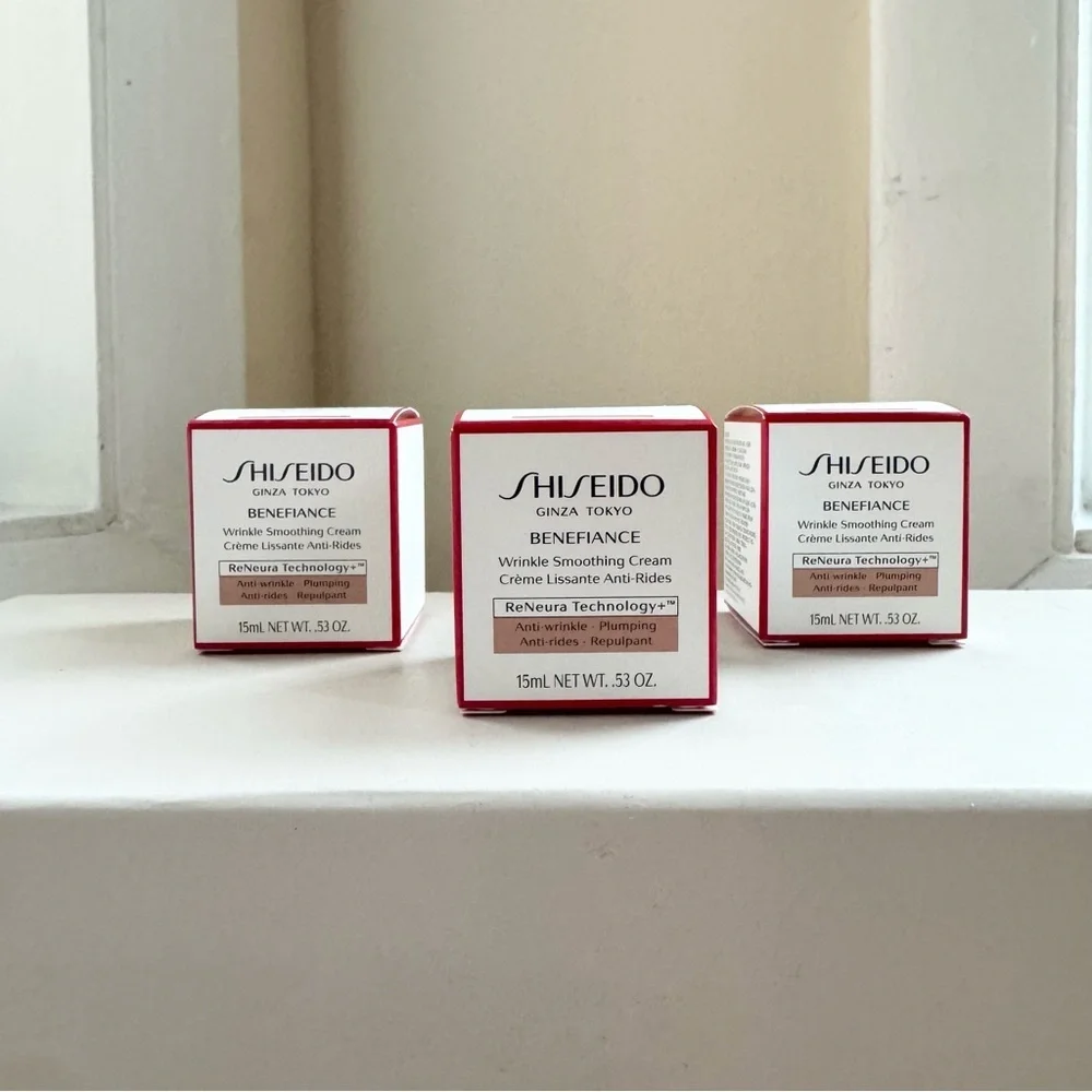 Shiseido Benefiance Wrinkle Smoothing Face Cream 15ml Travel Size
